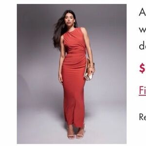 ASOS Burnt Orange & Red Decorative Accent